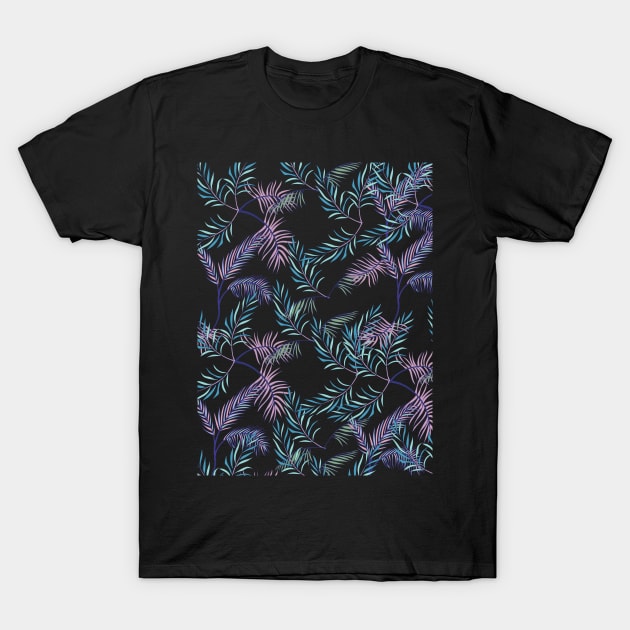 Leaves Pattern T-Shirt by Astroidworld